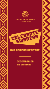 Celebrate Kwanzaa Heritage Instagram Story