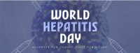 Minimalist Hepatitis Day Awareness Facebook Cover