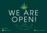 Cannabis Shop Postcard