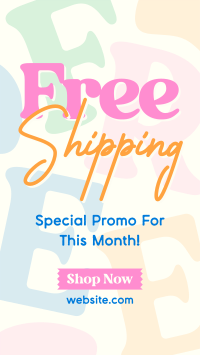 Special Shipping Promo Instagram Story Design