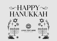 Peaceful Hanukkah Postcard