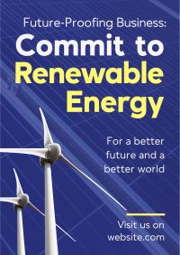 Commit to Renewable Energy Flyer