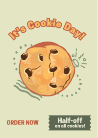 Cookie Day Illustration Flyer