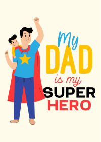 Superhero Dad Flyer