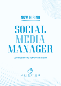 Social Media Manager Poster