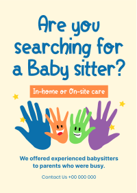 Childcare Hands Flyer