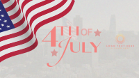 4th of July Flag Animation