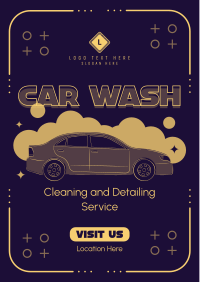 Car Cleaning and Detailing Flyer