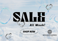 Sale All Week Postcard Image Preview