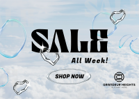 Sale All Week Postcard Image Preview