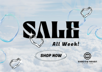 Sale All Week Postcard Image Preview