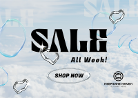 Sale All Week Postcard Image Preview