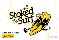 Stoked to Surf Pinterest Cover Image Preview