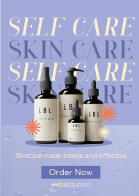 Skin Care Products Flyer