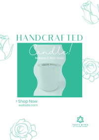 Handcrafted Candle Shop Flyer