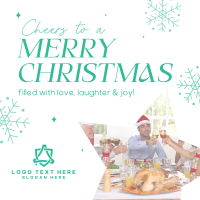 A Merry Christmas Feast Instagram Post Design