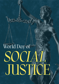 World Day of Social Justice Poster Design