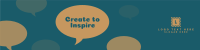 Speech Bubbles LinkedIn Banner