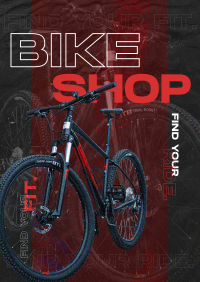 Bicycle Modern Grainy Flyer