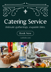 Elegant Catering Service Poster