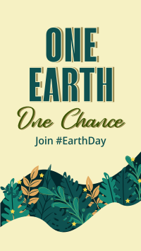 One Earth One Chance Celebrate Instagram Story