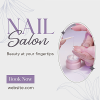 Beauty Nail Salon Linkedin Post Design