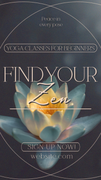 Yoga Lotus Zen Instagram Reel Image Preview