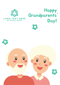 Grandparents Day Illustration Greeting Flyer