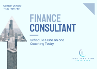 Finance Consultant Postcard