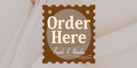 Simple Order Here Twitter Post