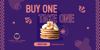 Pancake Day Promo Twitter Post