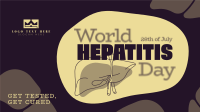 Line Art Hepatitis Day Animation
