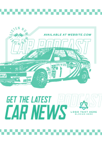 Car News Broadcast Flyer