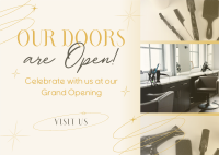 Grand Opening Salon Postcard