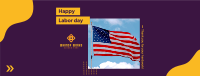 Happy Labor Day Greeting Facebook Cover Image Preview