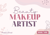 Beauty Make Up Artist Postcard