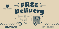 Shipping Delivery Quirky Twitter Post Design