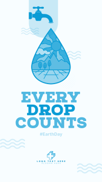 Every Drop Counts Instagram Story