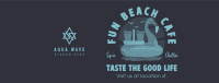 Beachside Cafe Facebook Cover Image Preview