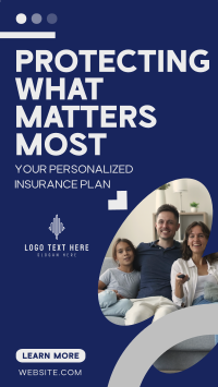 Minimalist Insurance Protection Facebook Story