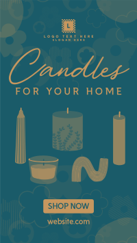 Fancy Candles Instagram Story