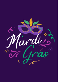 Let's Celebrate Mardi Gras Flyer