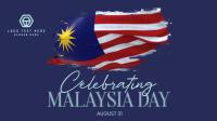 Malaysia Flag Independence Animation