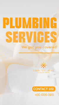 Plumbing Services Facebook Story Image Preview