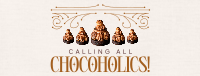 Chocoholics Dessert Facebook Cover Image Preview