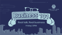 Business Podcast Facebook Event Cover