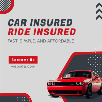 Insured Ride Instagram Post Image Preview