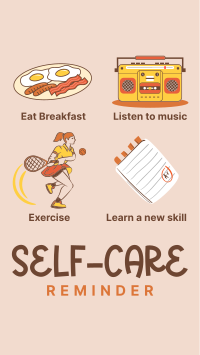 Self-Care Tips Instagram Story