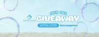 Giveaway Quirky Bubbles Facebook Cover Image Preview