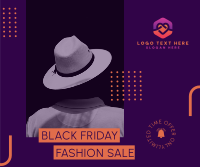 Black Friday Fashion Sale Facebook Post